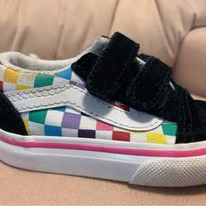 Vans with Velcro straps